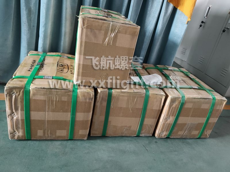 江蘇某客戶3萬件螺套發貨